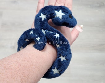 Glow in the Dark Star Snake Plush (READY TO SHIP)