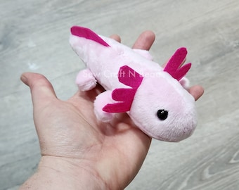 MADE TO ORDER Handmade Pink Axolotl Plush