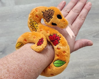 MADE TO ORDER Autumn Leaf Snake Plush