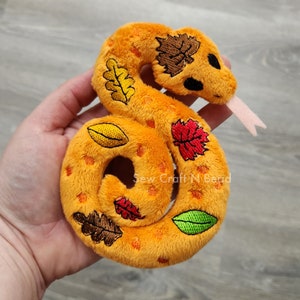 MADE TO ORDER Autumn Leaf Snake Plush image 2