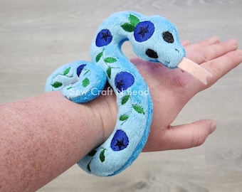 MADE TO ORDER Blueberry Snake Plush