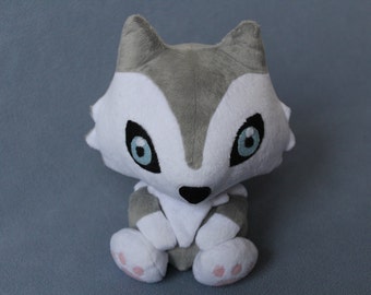 Custom Husky or Wolf Plush Stuffed Animal (MADE TO ORDER)
