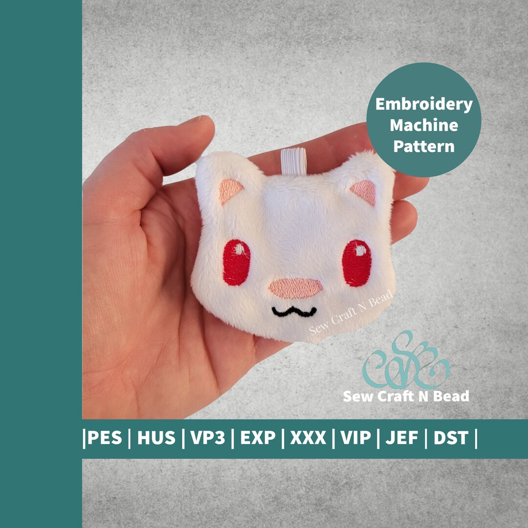 ITH Pattern in the Hoop Plush Pattern Albino Ferret Plush Etsy