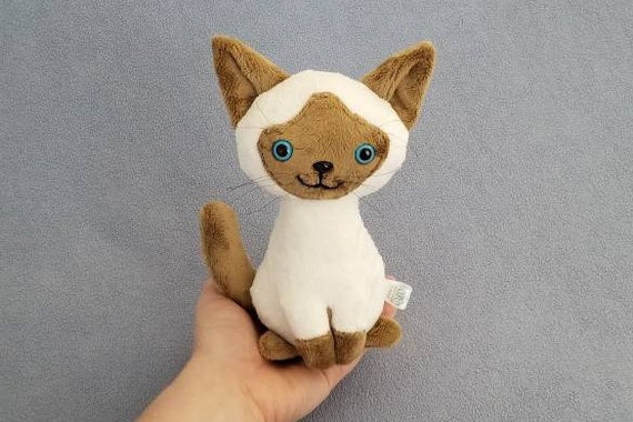 siamese cat stuffed animal
