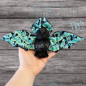 Made to Order GLOW IN the DARK Mushroom Bat Plush