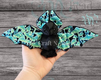 Made to Order GLOW IN the DARK Mushroom Bat Plush