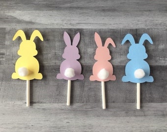 Bunny Cupcake Toppers, Bunny 1st Birthday, Some Bunny is One, Pastel Bunny Cupcake Decoration, Easter Cupcake Toppers