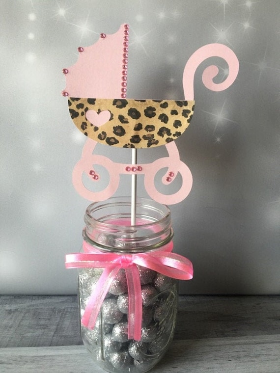 Cheetah print baby shower decorations sales