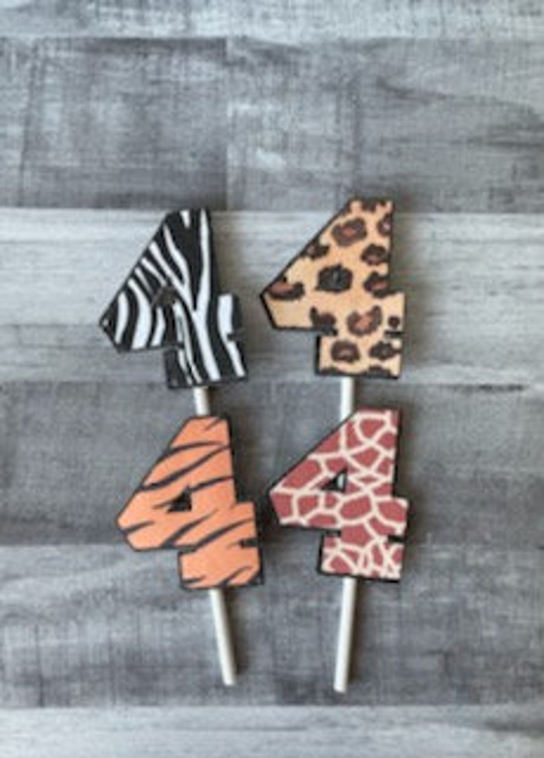 Animal Print Cupcake Toppers Jungle Safari Zoo Party Four Ever Wild animal-print-cupcake-toppers-jungle-safari-zoo-party-four-ever-wild