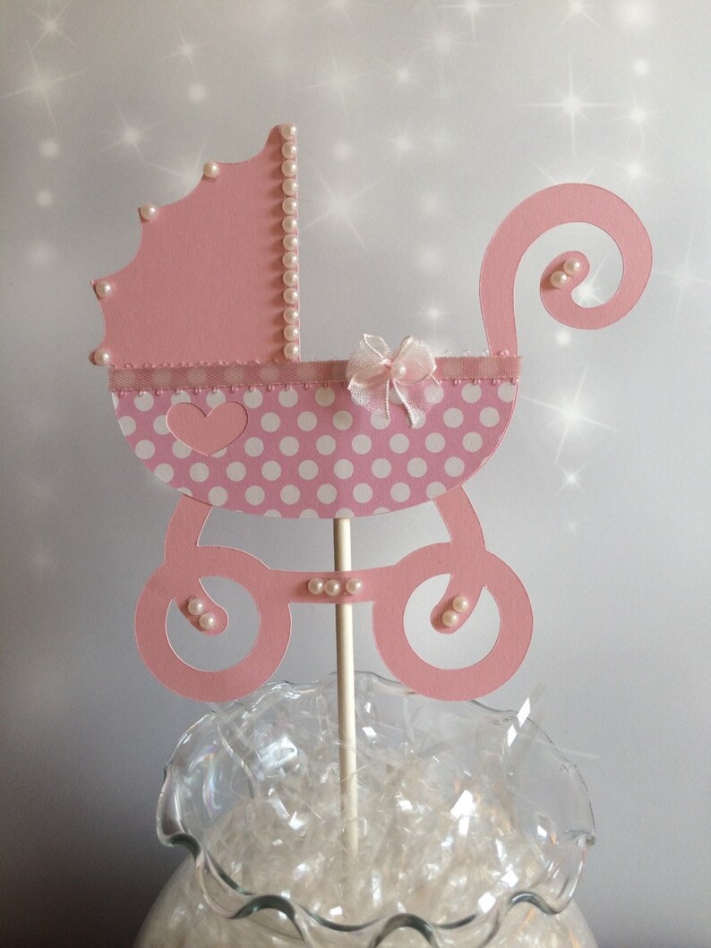 Girl Baby Shower Centerpiece Sticks It's a Girl Gender Etsy