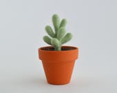 Small Felt Succulent - Mint Green