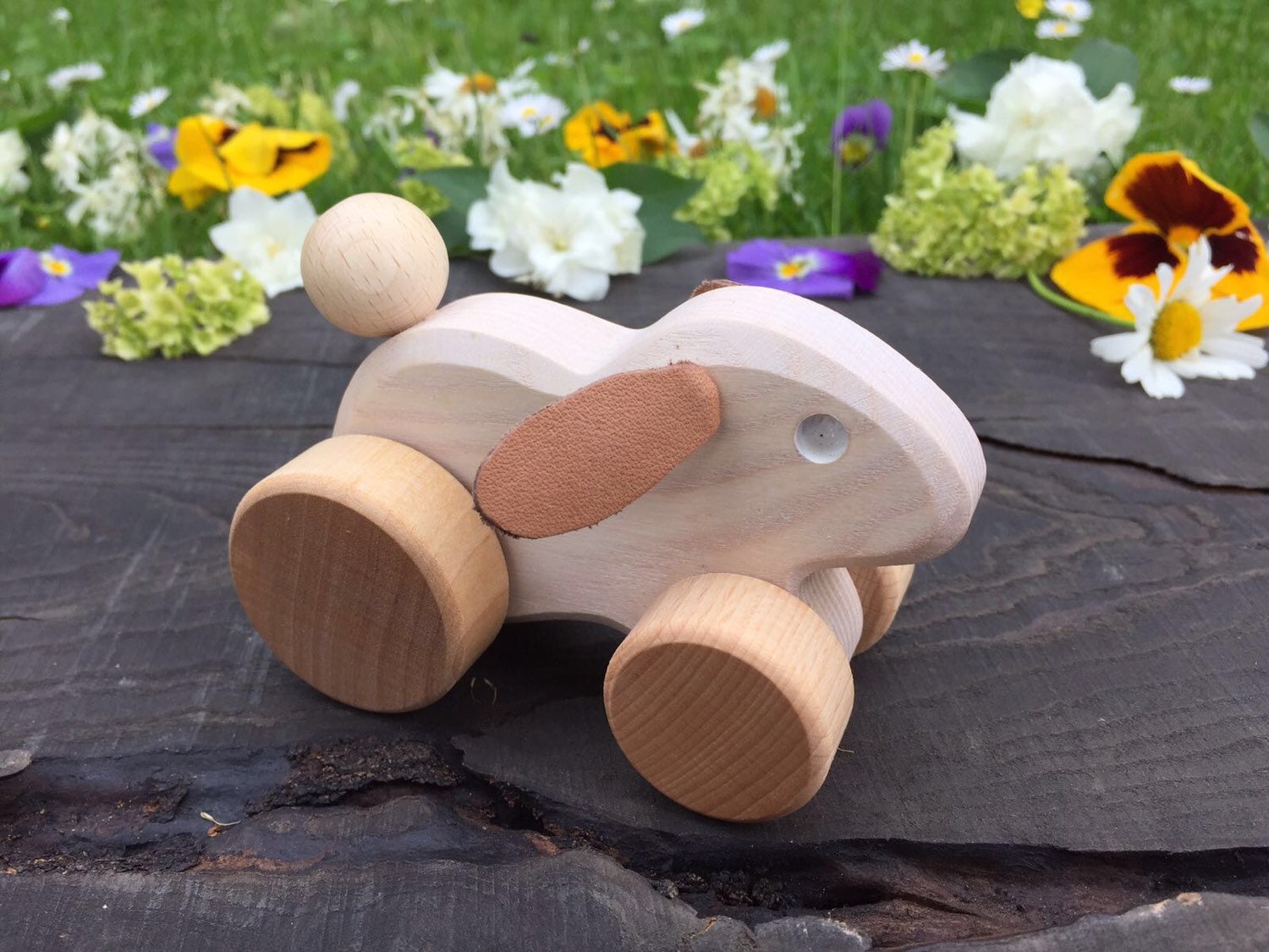 Small Wooden Toy Rabbit Kids Gift Baby Gift Ecofriendly Etsy UK