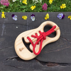 Practice Shoe, Kids gift, Baby gift, Educational gift, Christmas gift, Waldorf toy