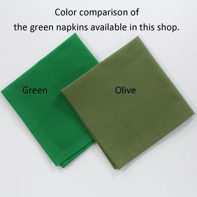 Christmas napkins green cloth napkins holiday dinner table Etsy