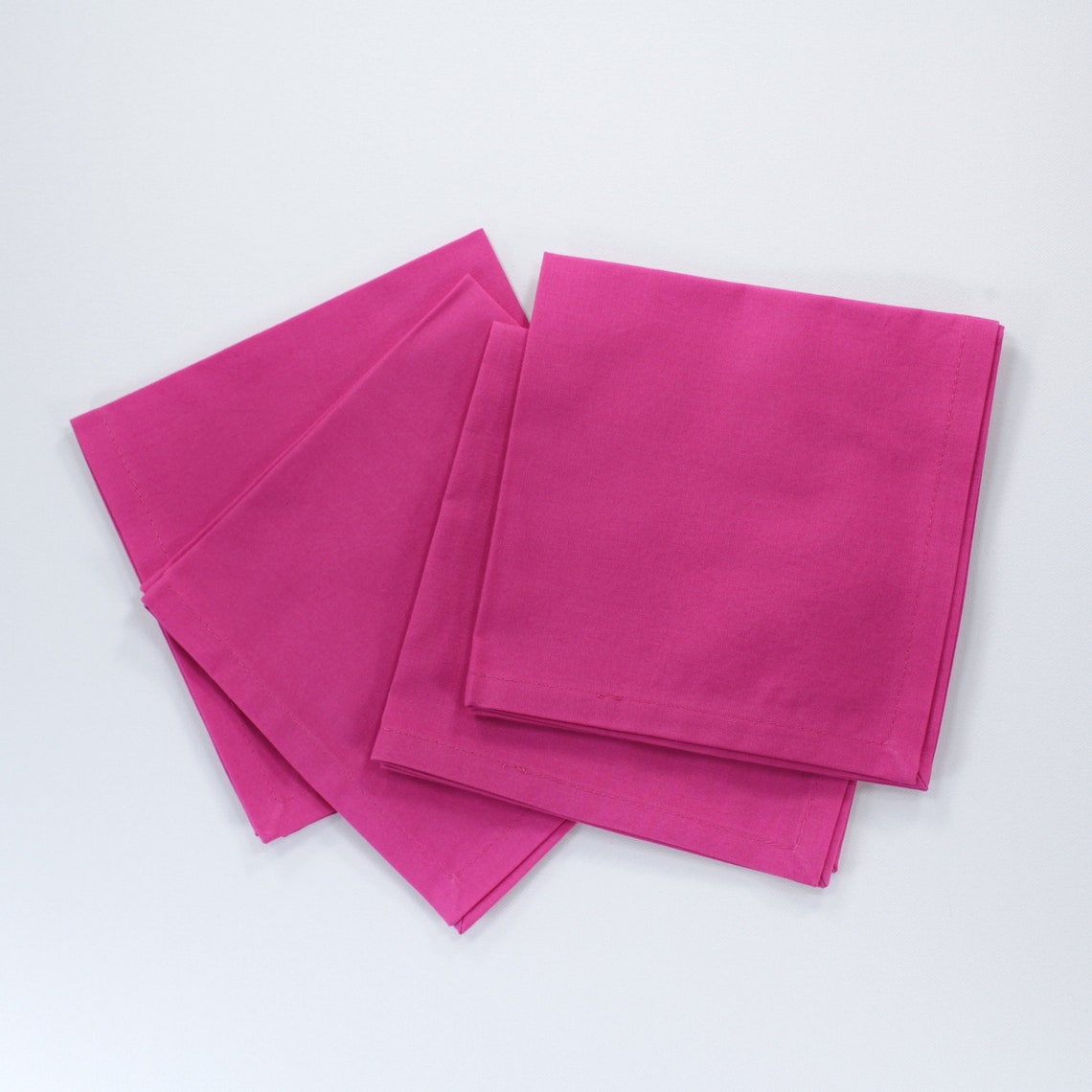 Pink cloth napkins Valentines Day pink fabric napkins Etsy