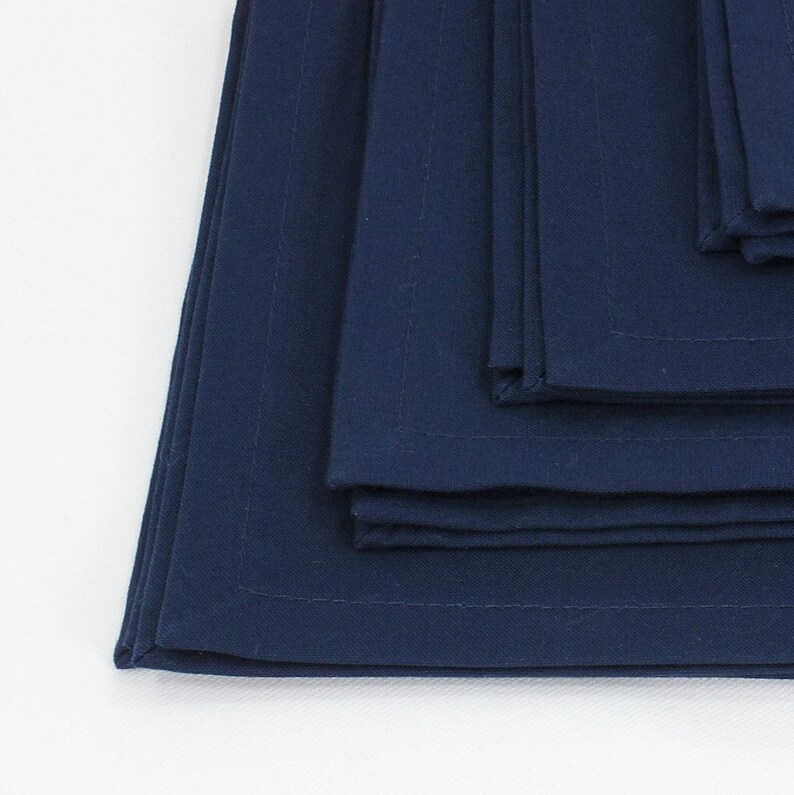 Navy fabric napkins navy tablescape blue cloth napkins Etsy