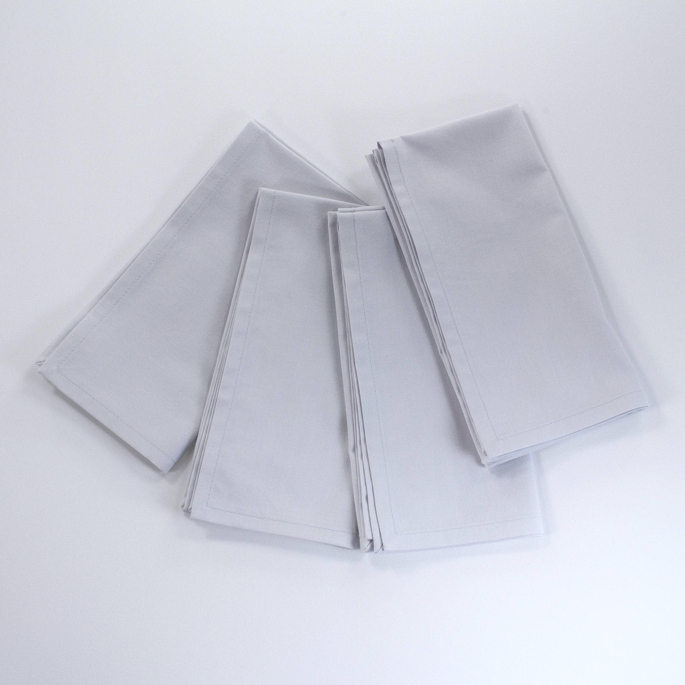 Light gray napkins dinner napkins cloth table napkins Etsy