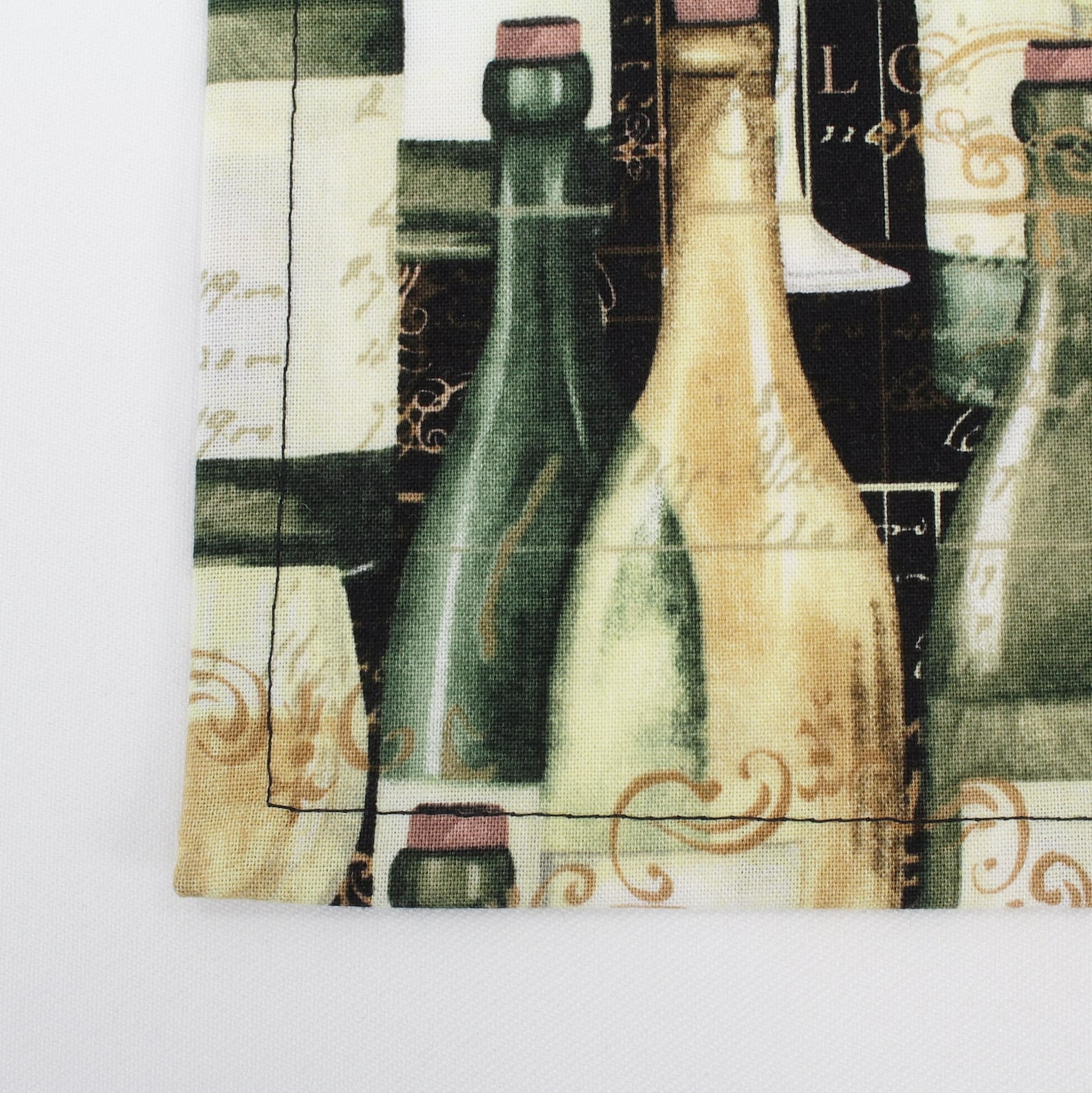 Wine Bottle Napkins Cotton Napkins Wine Theme Gift Wine Etsy