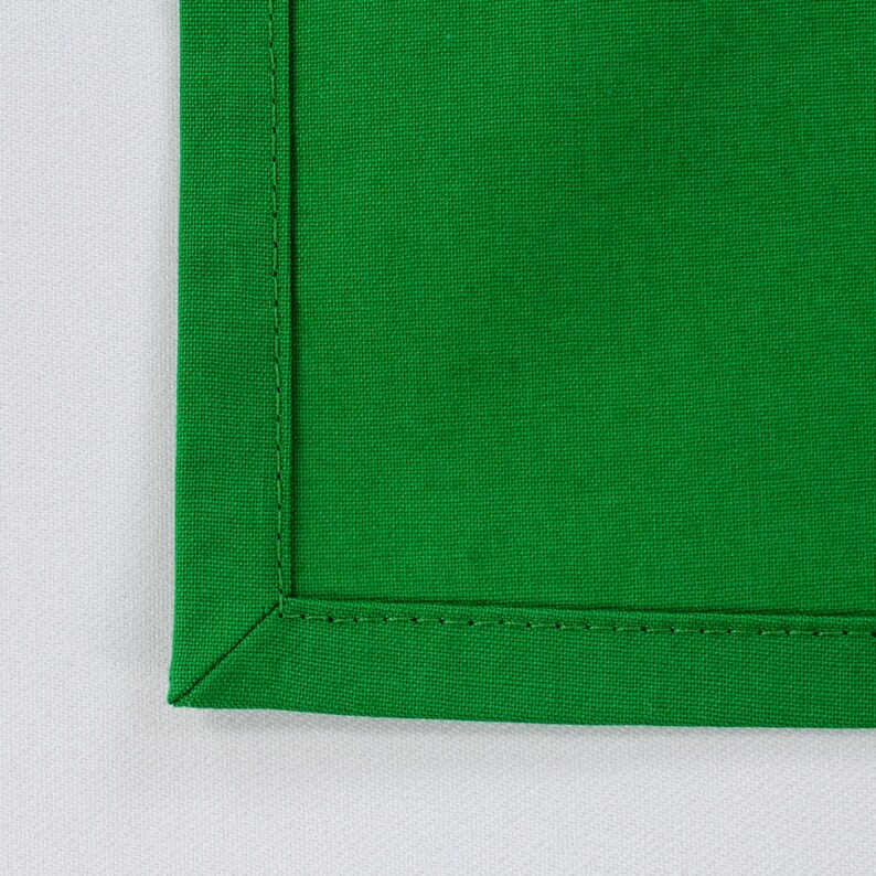Christmas napkins green cloth napkins holiday dinner table Etsy