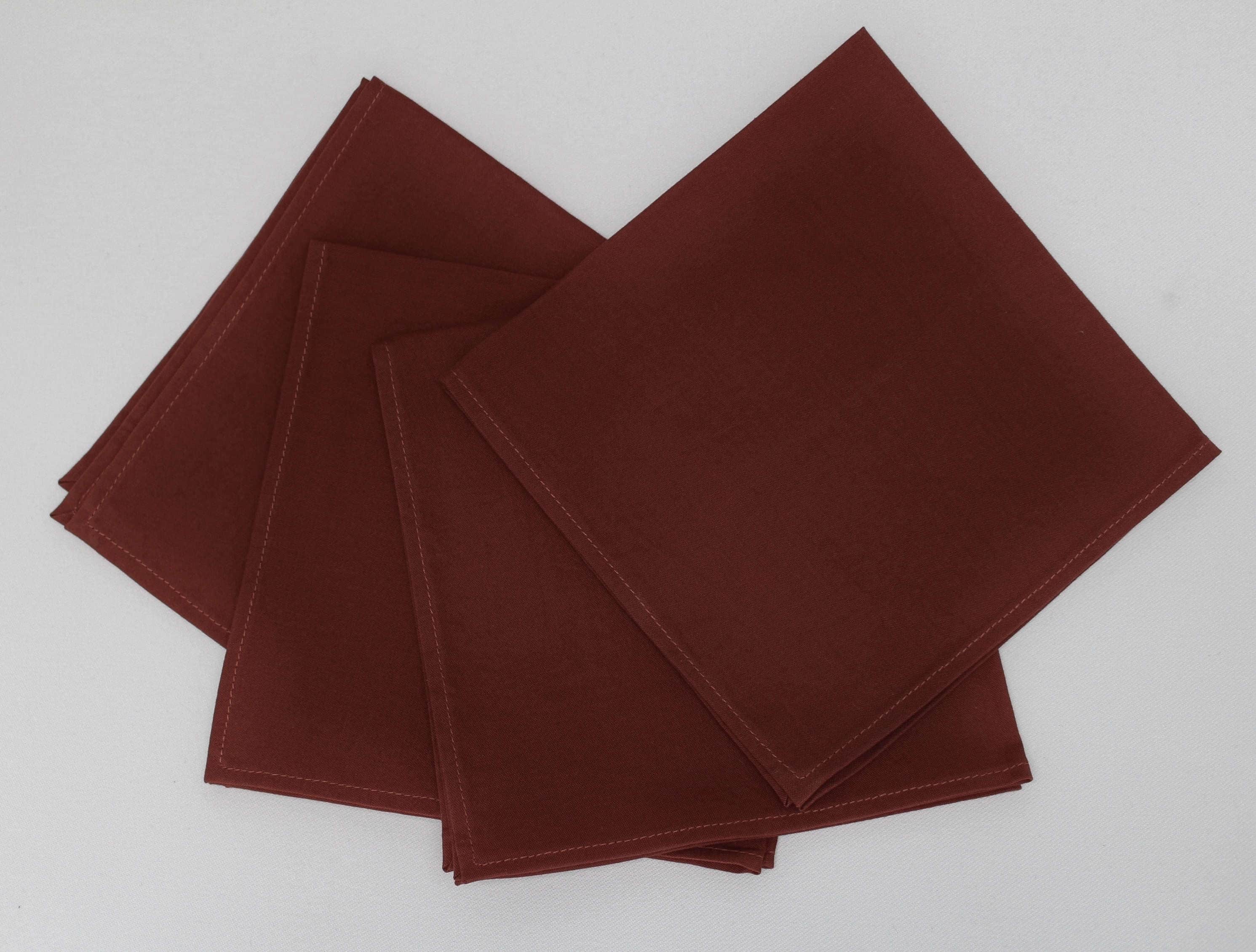 Copper Cloth Napkins Fall Cotton Napkins Fabric Table Etsy UK