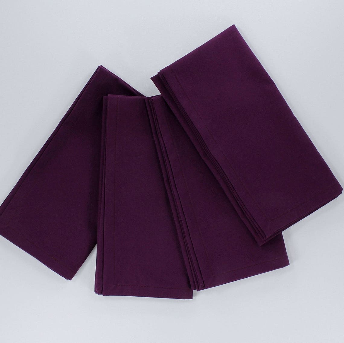 Cloth Dinner Napkins Eggplant Napkins Thanksgiving Easter Etsy
