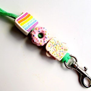 Lanyard - Doughnuts - Rainbow Cake - Fairy Bread - Donut lanyard - Teacher lanyard