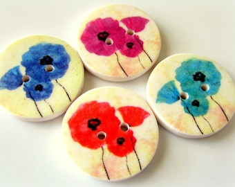 Poppy Buttons