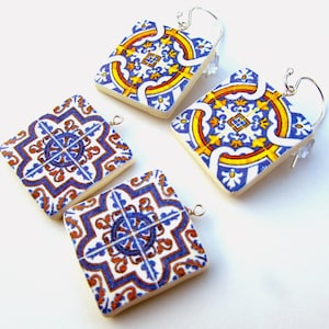 Azulejos Portugueses Earrings