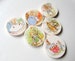Peter Rabbit buttons - Beatrix Potter - 1' buttons - Kid's Buttons - Cute Buttons - Storybook Buttons - Rabbit Buttons - Focal -  Handmade 