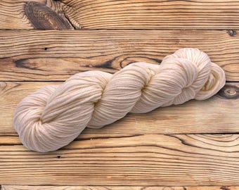Fil non teint 100 % laine mérinos peignée Superwash - 1 kg (10 écheveaux de 100 g)