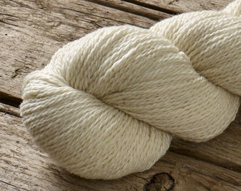 Undyed Yarn: Woolly Merino Sport Knitting Yarn, Non Superwash - 1 kg (10 x 100g hanks)