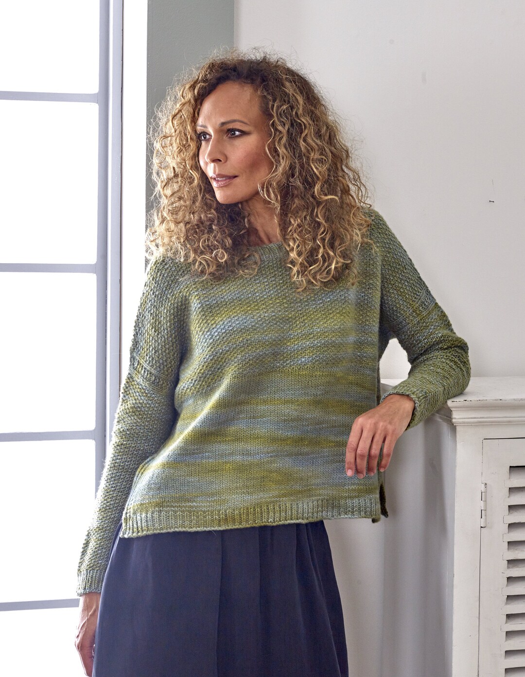 Knitting PATTERN - Boxy Sweater / Textured Knit Sweater / Modern Boxy ...