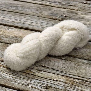 Undyed Yarn Baby Alpaca Boucle Knitting Yarn 1 kg (10 x 100g hanks)