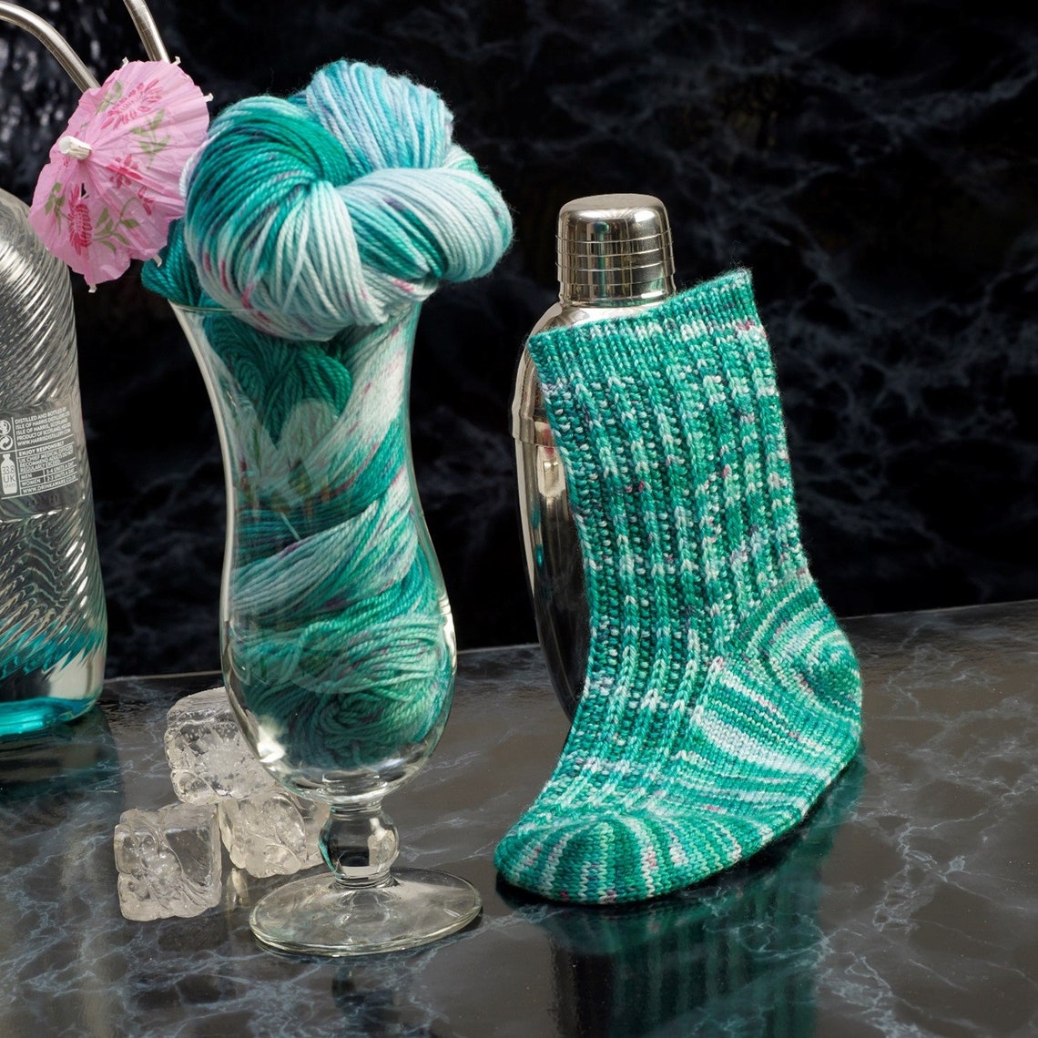 Knitting PATTERN Blue Hawaiian Socks - Etsy