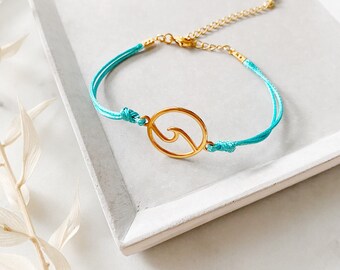 Turqoise wave, wavebracelet, pura vida, surfer's bracelet