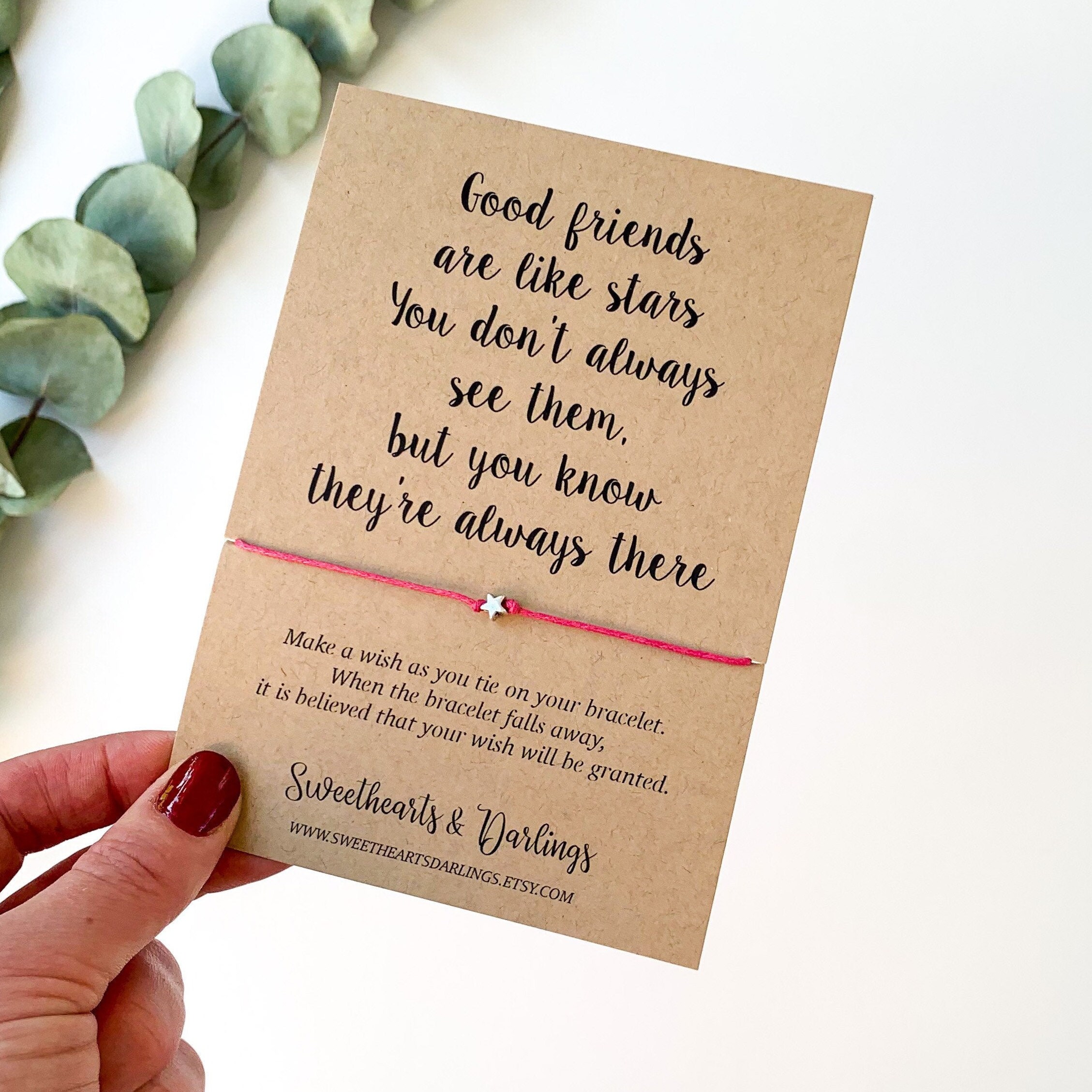 Good friends are like stars bracelet clearance