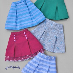 Pleated Bell Skirt Pattern for Ellowyne Wilde and Friends image 2