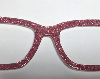 Glittery magnets