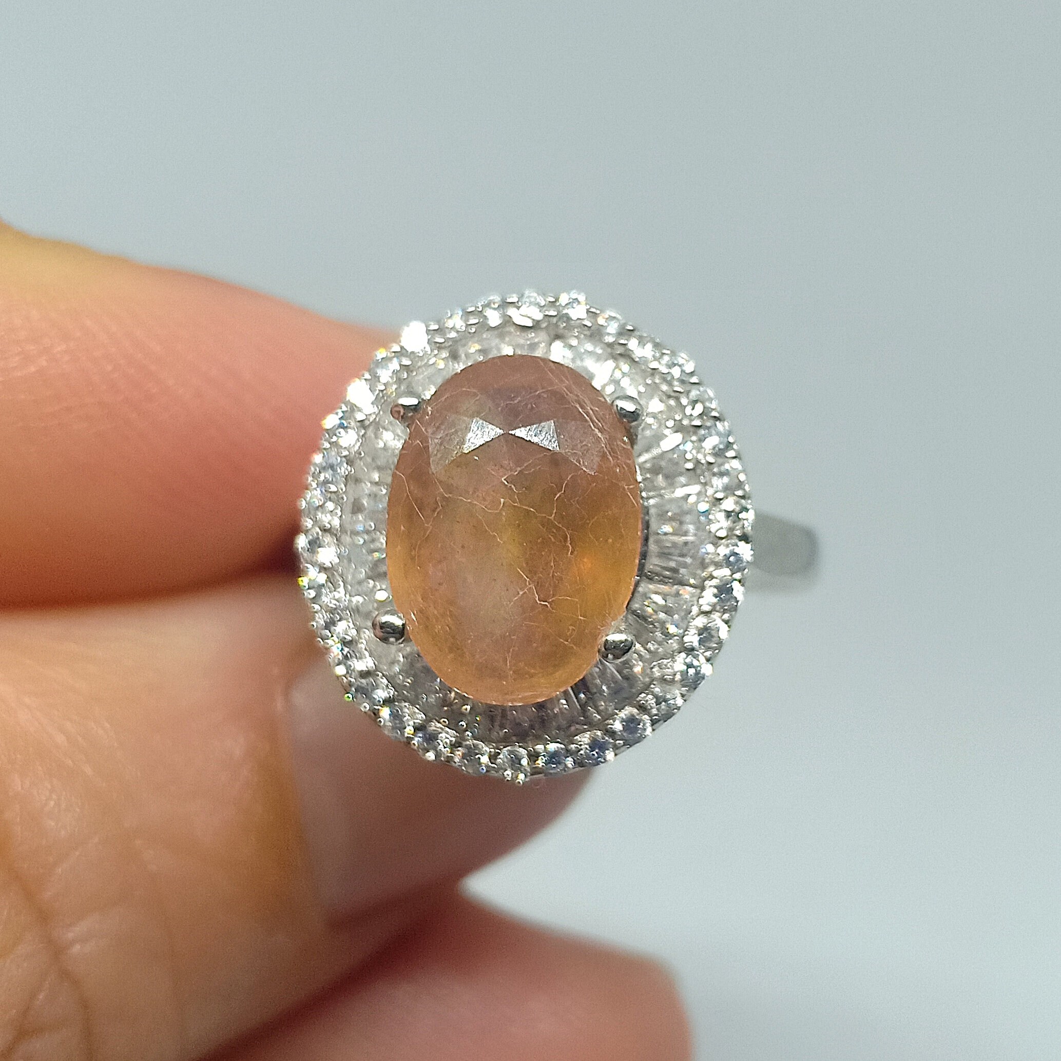 Natural Yellow Sapphire Ring for Woman Yellow Sapphire Ring Etsy