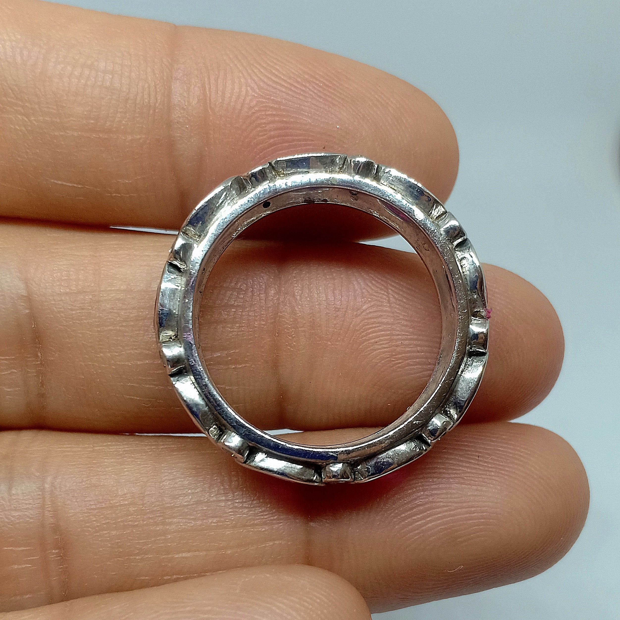 Genuine Ruby Ring for Men Ruby Ring Sterling Silver Ruby | Etsy