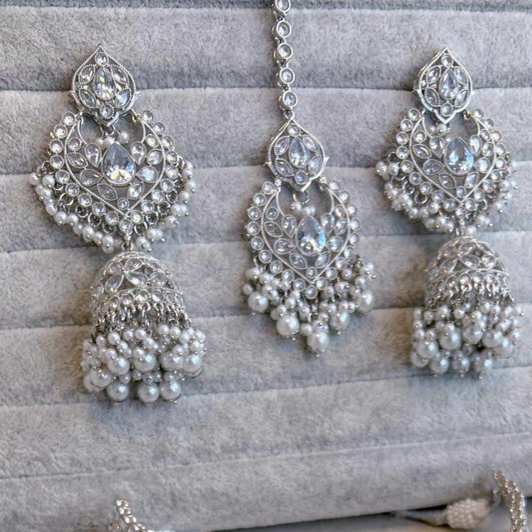 Sukhi Bridal Jewellery Set Silver Singapore