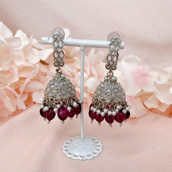 Colourful jhumka earrings sale