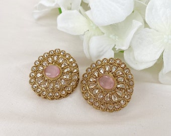Large Earring Tops - Pink