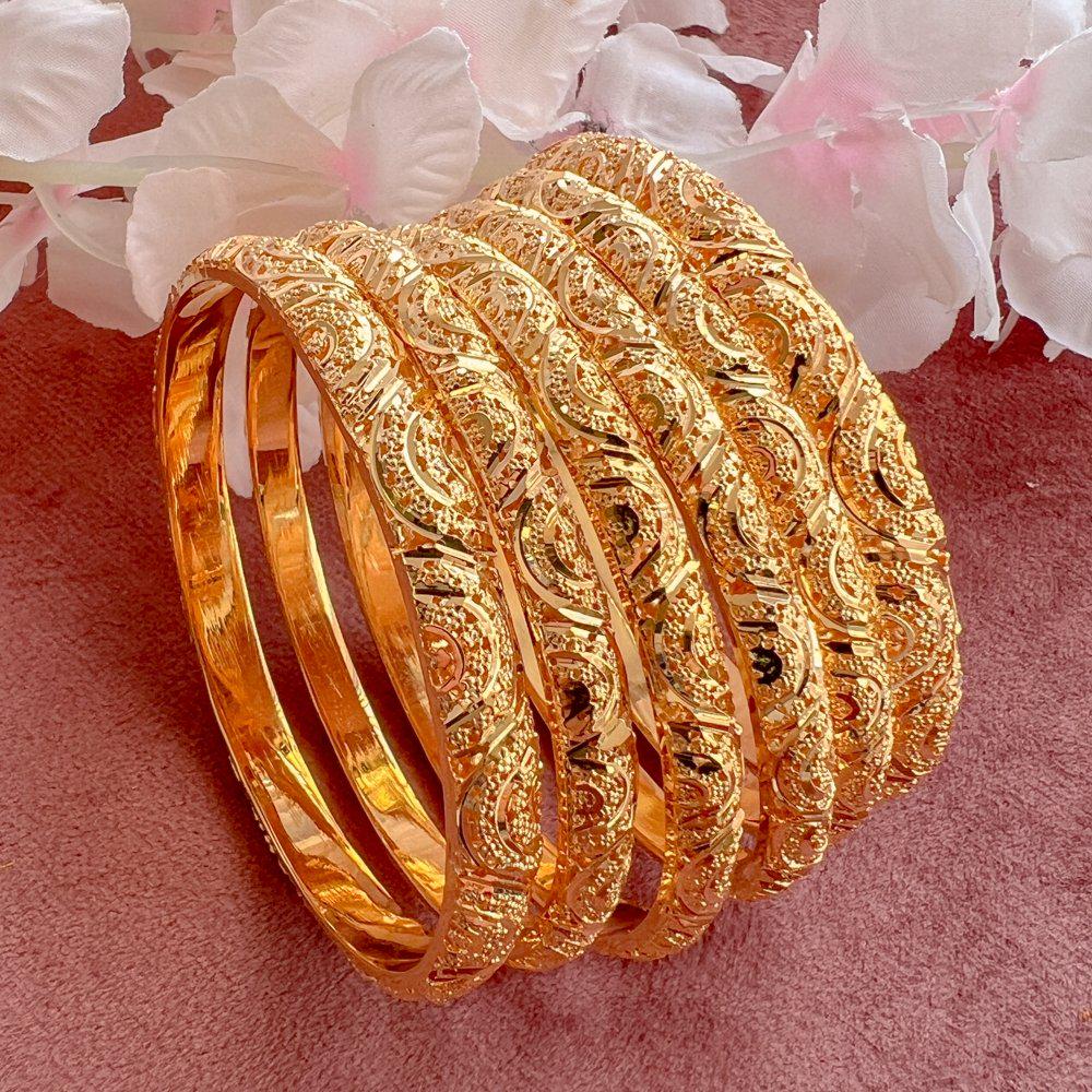 Gold bangles 22k with price discount