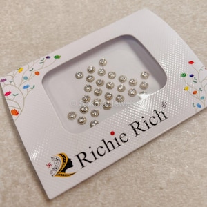 Silver Crystal Bindi Pack