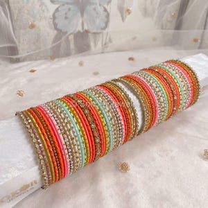 Spring Meadow Bangle stack