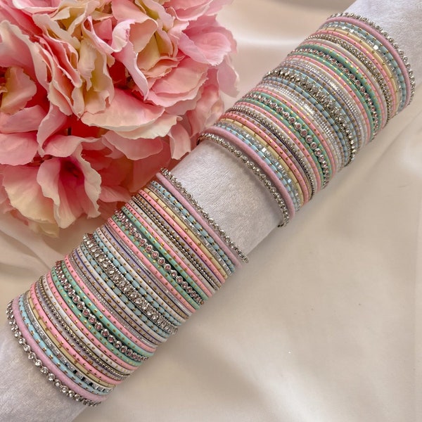 Pretty Pastels Bangle stack