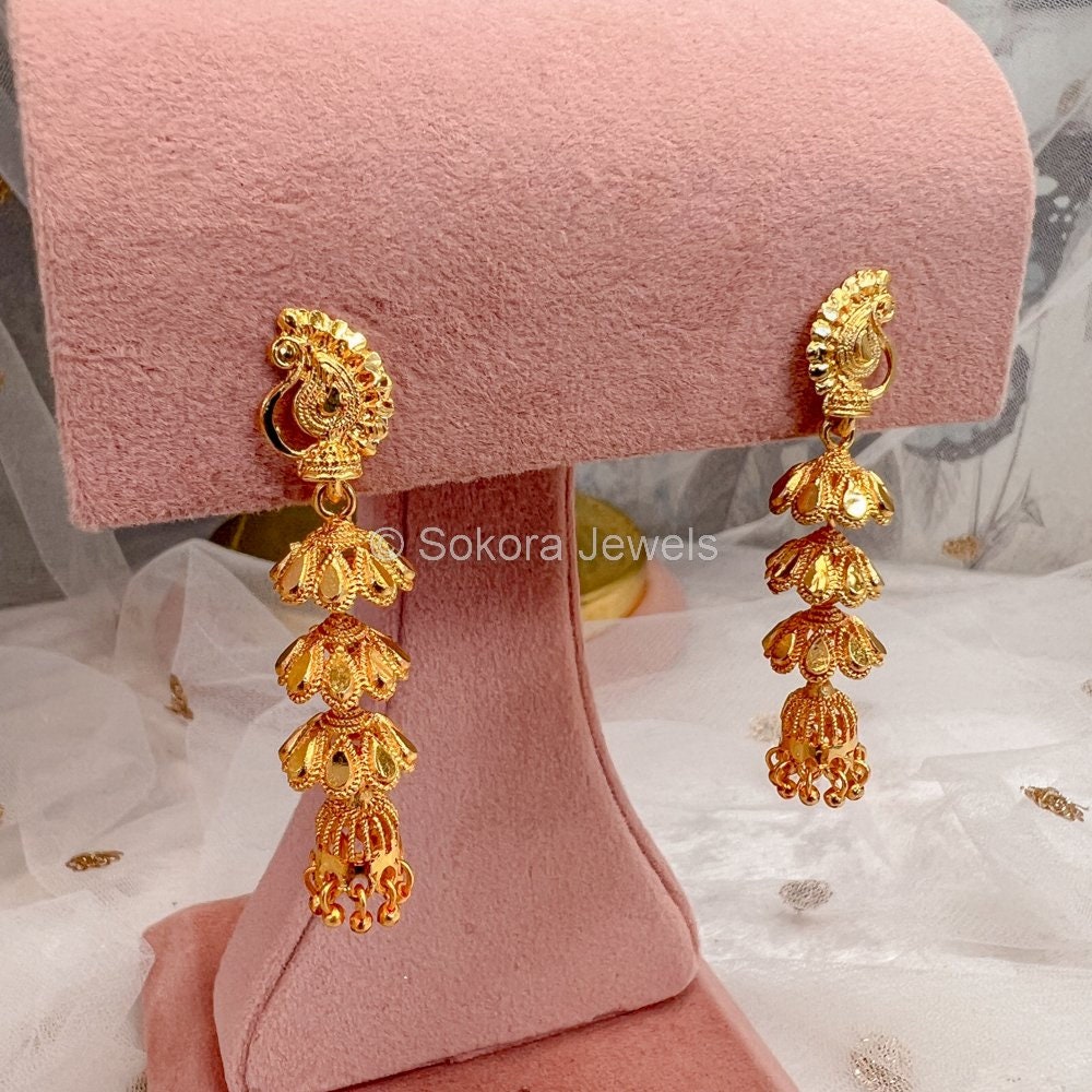 South indian jewellery shop earring designs