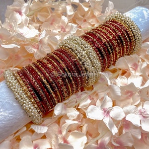 Maroon bangles shop
