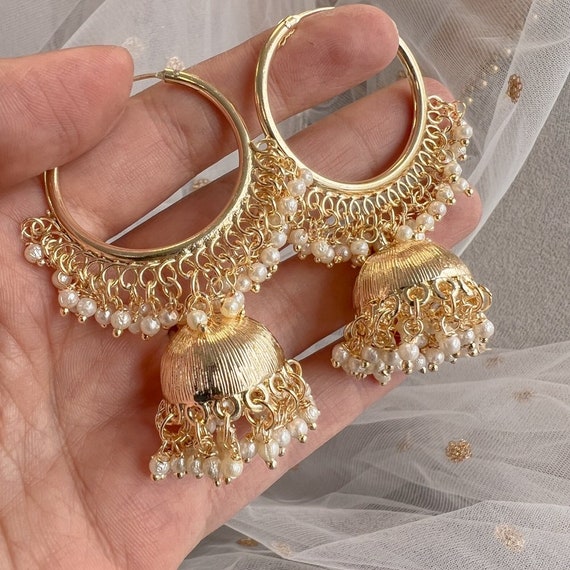 Jhumka hoops deals